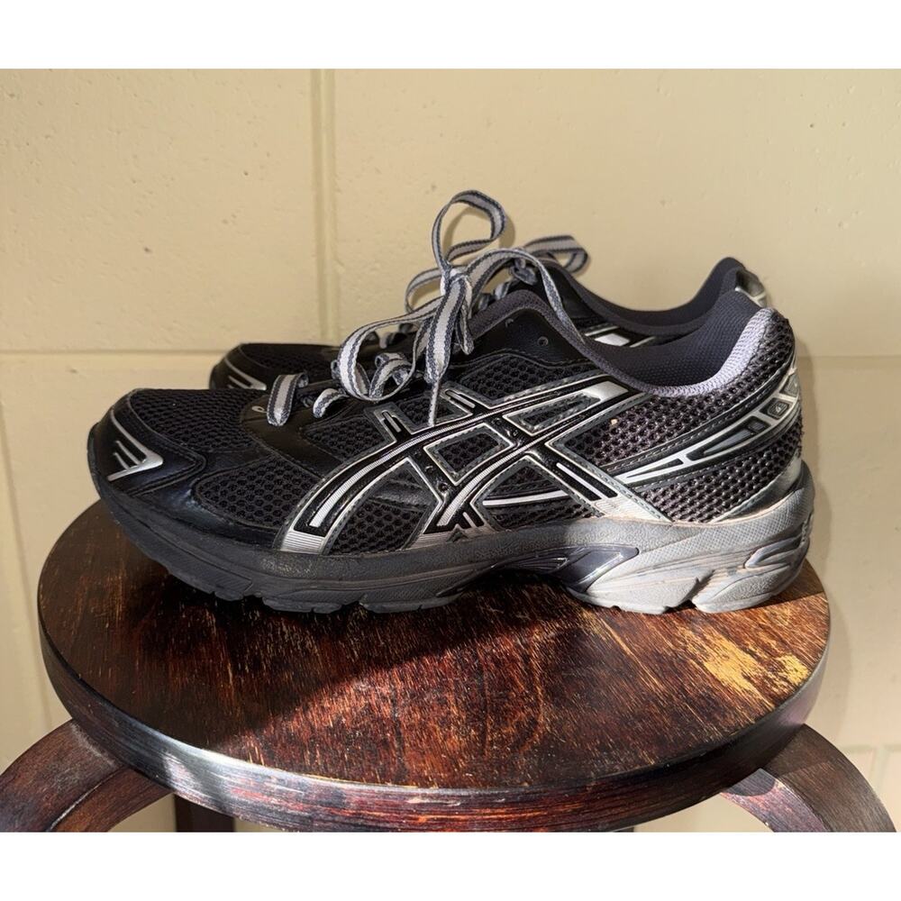 ASICS Gel 1130 Black Pure Silver 1201A906-001 Men's Size 10 Athletic Shoes - Picture 3 of 7